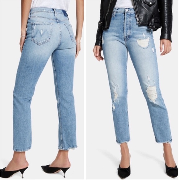 Mother distressed tomcat ankle jeans - Picture 2 of 11